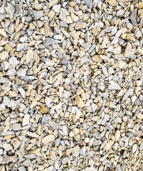 Background from small round crushed stone