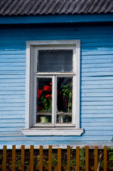 Russia, Volga-Baltic Waterway, Goritzy. Typical home. 