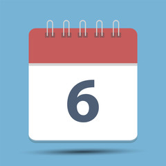 Date 6 Simple Calendar