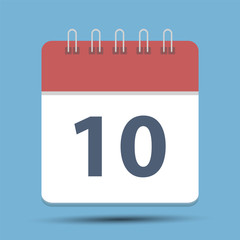 Date 10 Simple Calendar