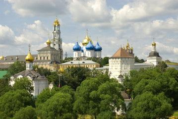 Fototapeta na wymiar Russia. Sergiev Posad. Trinity Monastery of St. Sergius.