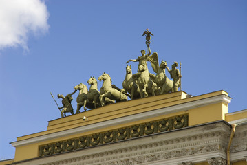 Obraz premium Russia. St. Petersburg. General Staff Building.