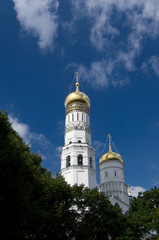 Fototapeta na wymiar Russia, Moscow, The Kremlin. Ivan the Great Bell Tower. 