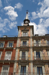 Spain, Madrid. Plaza Mayor. Baker's guild house (aka Casa de la Panaderia)