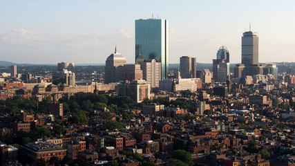 Fototapeta premium Boston, USA: Aussicht auf den historischen Stadtteil Beacon Hill