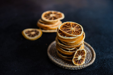 Dried orange fruit