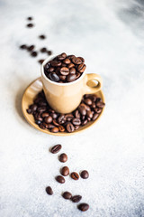 Coffee beans concept