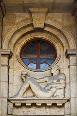 Obraz premium Architectural details, Zagreb, Croatia