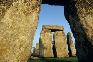 United Kingdom, England, Stonehenge, Neolithic Stone Circle, Wiltshire, Salisbury Plain, historic...