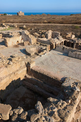 House of Theseus in the Archaeological Park, Paphos (Pafos), Republic of Cyprus