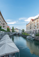 Slovenia, Ljubljana, Ljubljana River