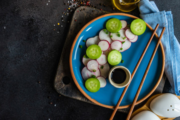 Organic food concept