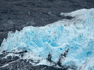 Glacier Eqip (Eqip Sermia) in western Greenland, Denmark