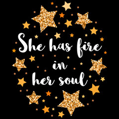 Hand drawn motivation, inspiration phrase. Isolated.