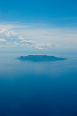 Fototapeta na wymiar Aerial of the Savo Island, Solomon Islands, Pacific