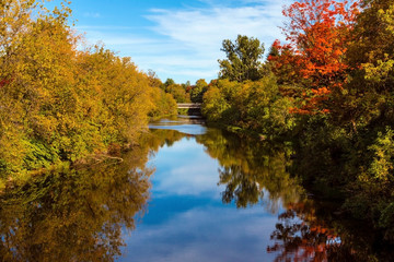 Autumn Landscape with River 