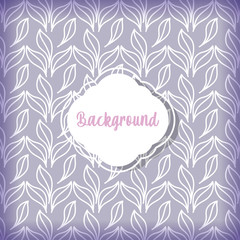 background leaves floral design decoration