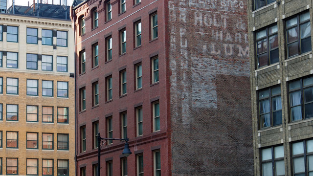 Boston, USA: Altbau-Fassaden im Zentrum