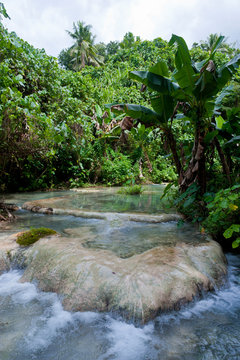 Beautiful Mele-Maat cascades in Port Vila, Island of Efate, Vanuatu, South Pacific