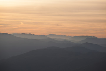 Landscape view from Monte Pizzoc, Cansiglio