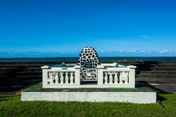 German memorial in Apia, Upolu, Samoa, South Pacific