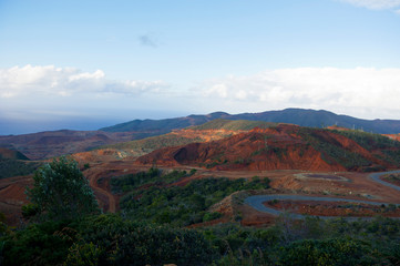 Overlook over Grande Terre, New Caledonia, South Pacific