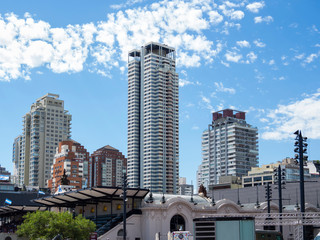 High-rise buildings in Palermo. Buenos Aires, capital of Argentina.