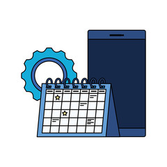 smartphone device with calendar reminder