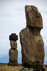 Chile, Easter Island (aka Rapa Nui). Hanga Roa, Easter Island's only town.