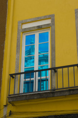 Fototapeta na wymiar Colonial Buildings near Largo de Sao Francisco de Paula, Downtown Rio de Janiero, Brazil 