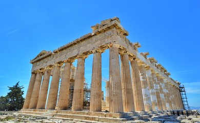 Obraz premium Parthenon in athens, greece