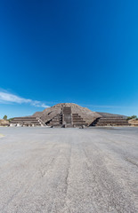 Mexico, Mexico, Teotihuacan Archaeological Site, Pyramid of the Moon