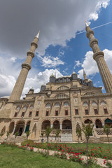 Fototapeta na wymiar Selimiye Mosque in city of Edirne, Turkey