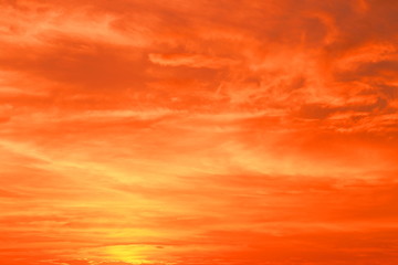 Obraz premium 夏の夕景 背景イメージ