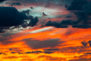 Fototapeta premium USA, Arizona, Sunset over Page