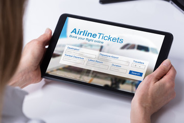 Woman Shopping Online On Digital Tablet