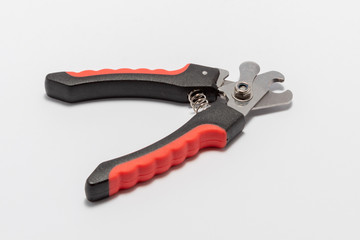 Pet claw cutters. Isolated on white background.