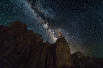 Milky Way in Pinnacles National Park California, USA