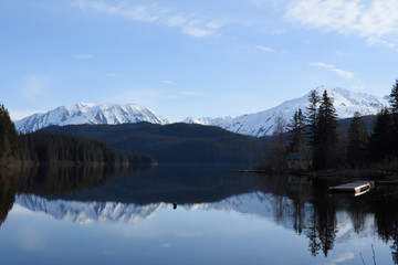 Naklejka na ściany i meble USA, Alaska, Seward, Bear Lake