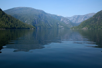 USA, Alaska, Misty Fjords National Park.