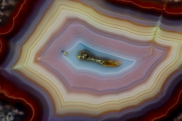 Banded Agate, Quartzsite, AZ.