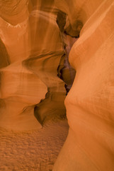 The Corkscrew in Upper Antelope Canyon, Navajo Reservation, Arizona, US