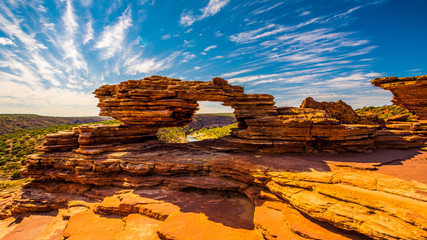 red rocks and sky