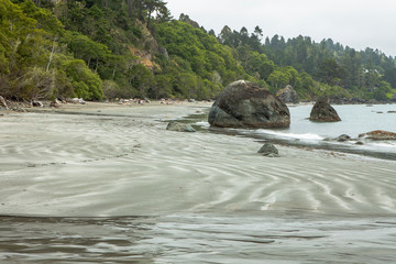 Trinidad, California. Old Home Beach at low tide.
