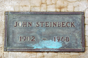 Fototapeta premium California, Salinas. Final resting place of John Steinbeck, Garden of Memories Cemetery