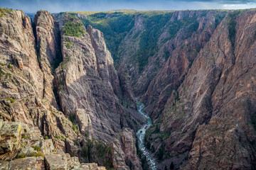 Colorado, Gunnison National Park. Scenic in Black Canyon. Credit as: Don Paulson / Jaynes Gallery / DanitaDelimont.com