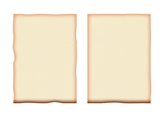 Old paper sheet, vector in realistic style