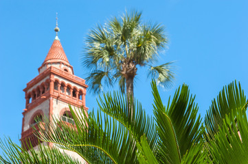 USA, Florida, St. Augustine, Hotel Ponce de Leon, Flagler College.