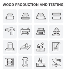 Wood sawmill icon