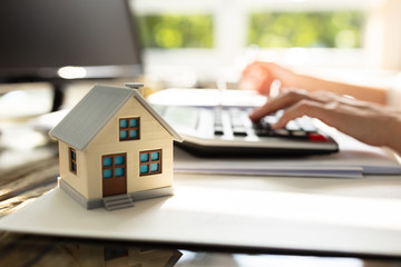 Close-up Of A House Model